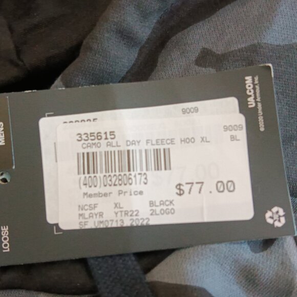 2022 PGA Tour Championship East Lake Golf Club Atlanta Fleece Camo Hoodie XL NEW - Picture 6 of 7